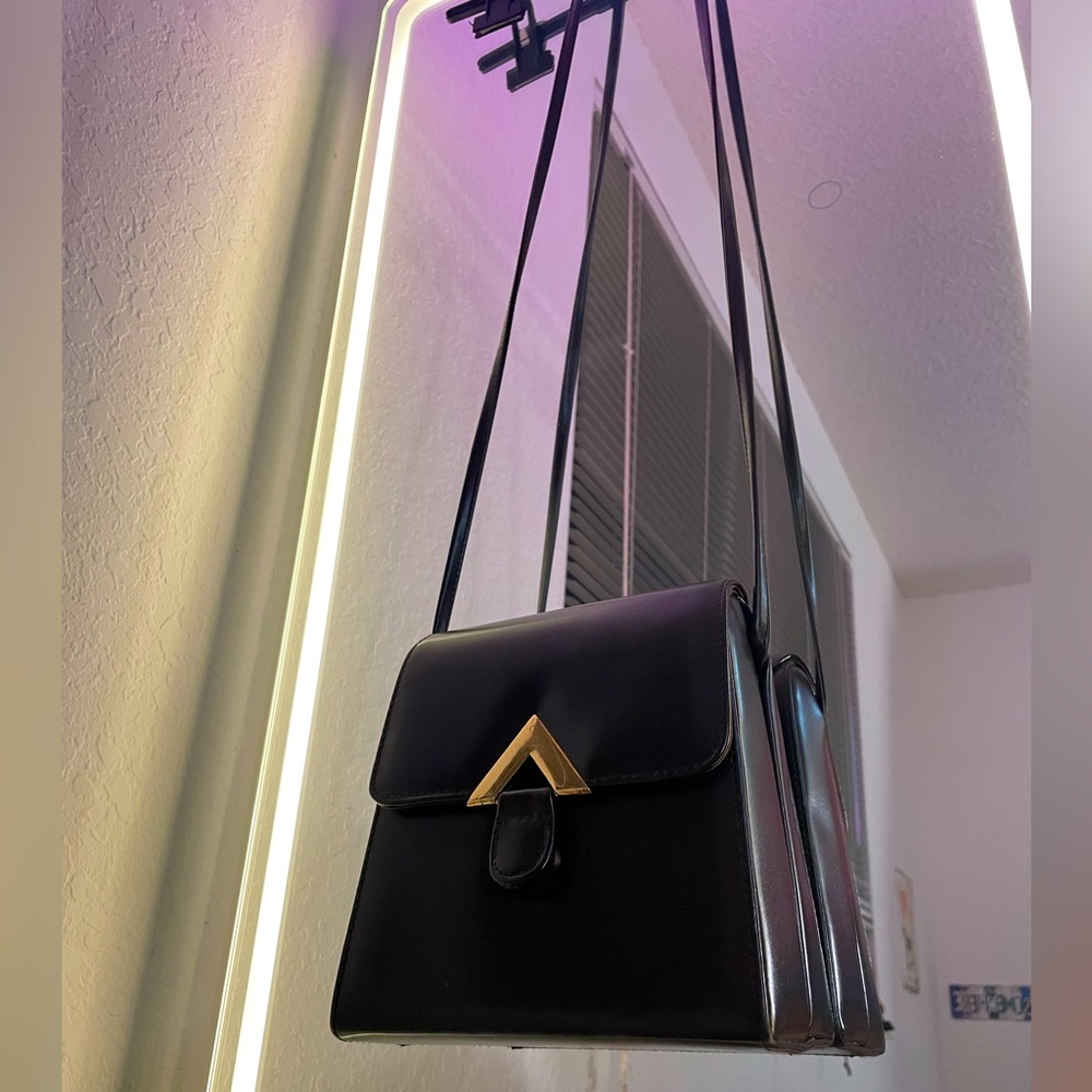 Beautiful Brown Vegan Leather Crossbody Bag